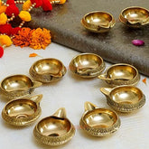 Brass Diyas, Pooja Accessories, Diyas for Pooja, diwali gift, Brass Diyas, Home Decor, Decorative Diyas, Deepak for Temple
